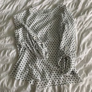 Van Heusen Polka Dot Crepe Blouse